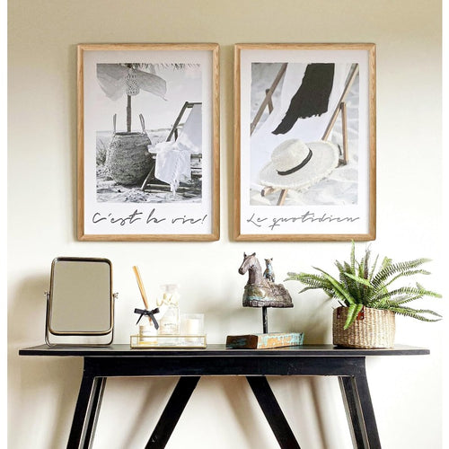 16x20 Solid Natural Oak Wood Picture Frame - Vintage Horizontal\u002FVertical Photo Frame with Optional Mat, Tabletop or Wall-Mountable Display, Plexiglass Protection, Holds 11x14 or 16x20 Photos, Home\u002FOffice Decor Gallery Frame for Photos, Artwork